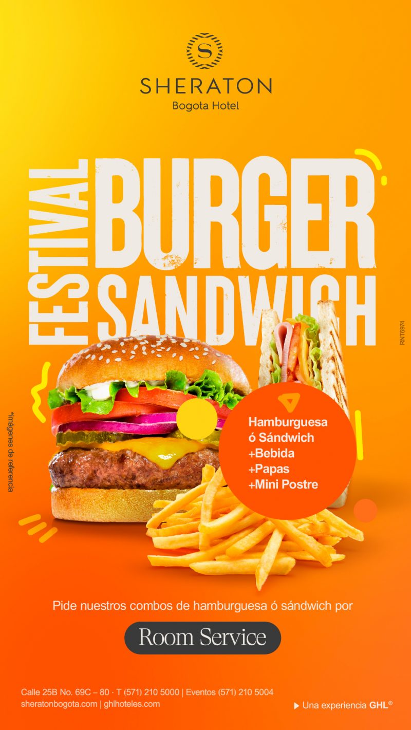 Sheraton Bogotá – Festival Burger Sandwich